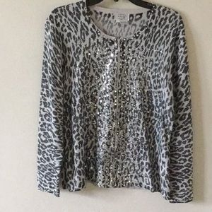 Ladies Cardigan Zippered Blouse (New)